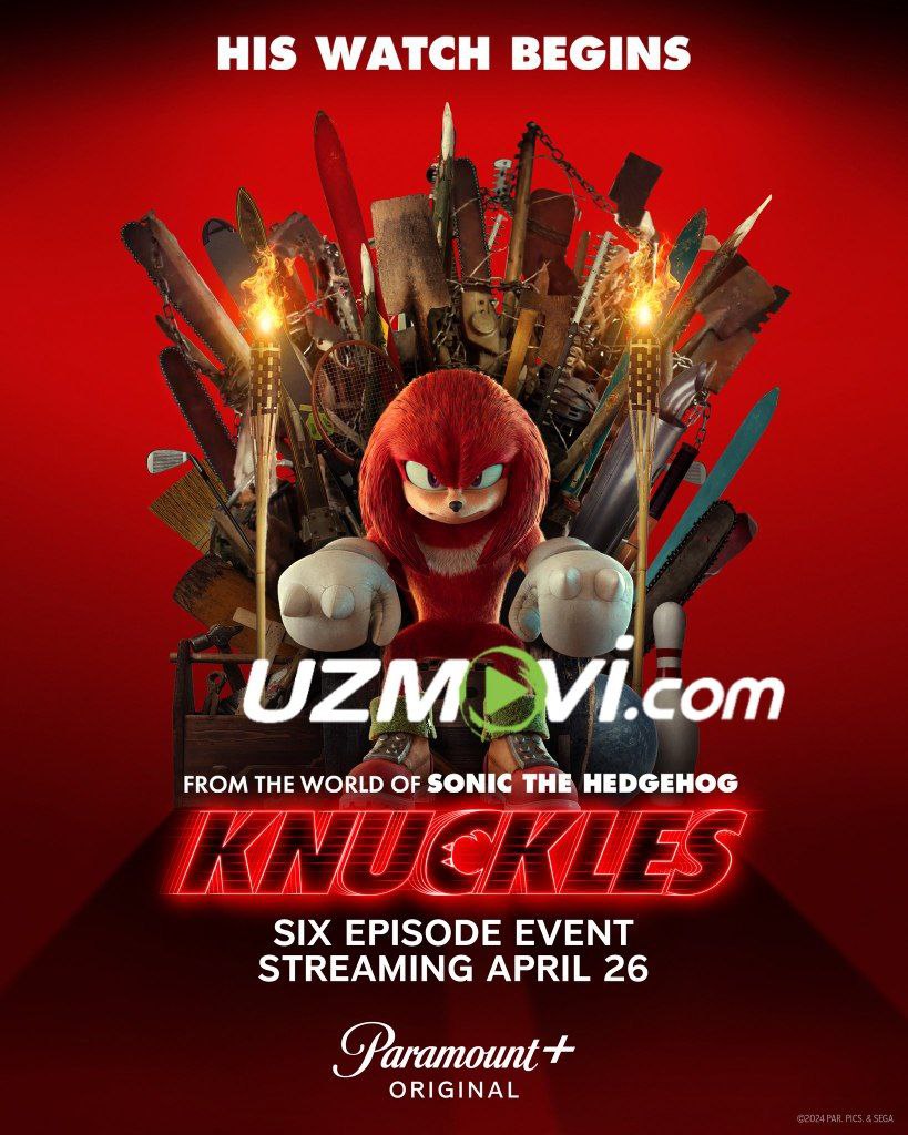 Naklz Knuckles / Sonik 1-2-3-4-5-6-7-8-9-10-11-12-13-14-15 Qism seriali Barcha qismlar uzbek tilida