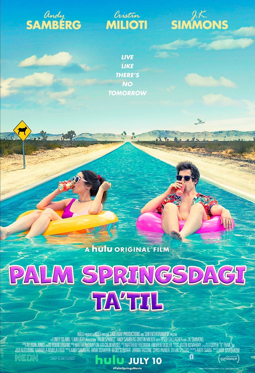 Palm Springsdagi ta'til / Palm Springsdagi kanikul Premyera Uzbek tilida 2020 tarjima kino HD skachat