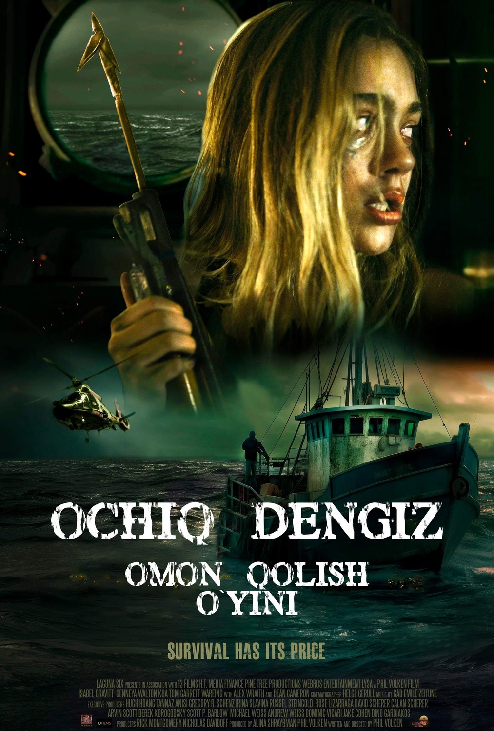 Ochiq dengiz: Omon qolish o'yini / O'lik dengiz: Tirik qolish Premyera Uzbek tilida 2023 tarjima kino HD
